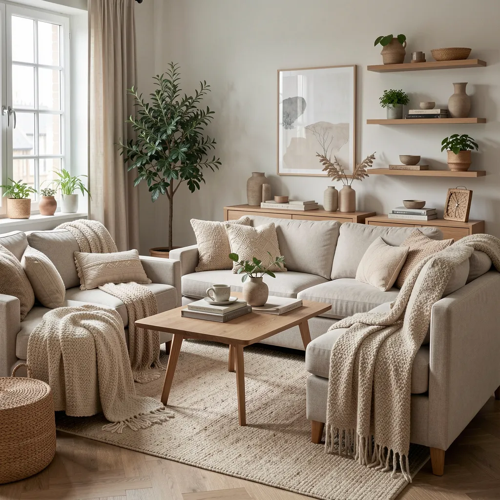 Naturlig belysning i innredet rom